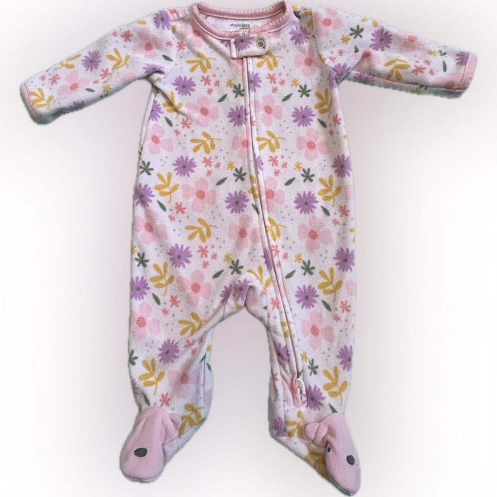 Carter’s Fleece Floral Baby Sleeper